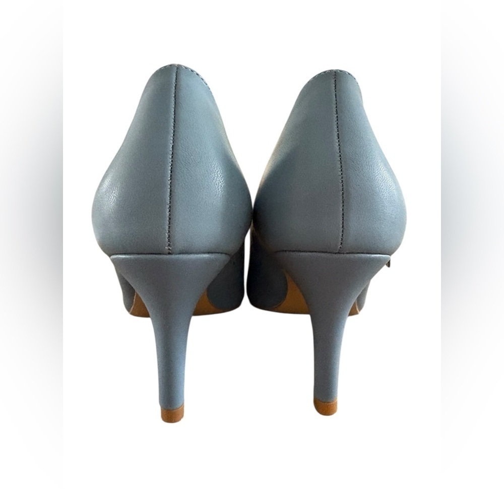 Journee Collection Pointed-Toe Blue Mary Jane Heels - Picture 6 of 11